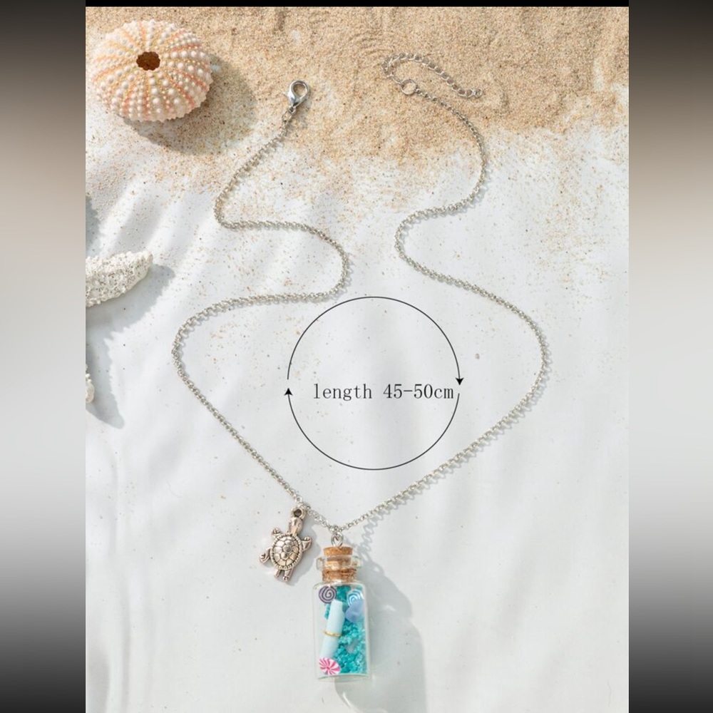 $4 LUMINOUS TURTLE BEACH NECKLACE: NEW. $4 IF BUNDLED - Picture 5 of 16
